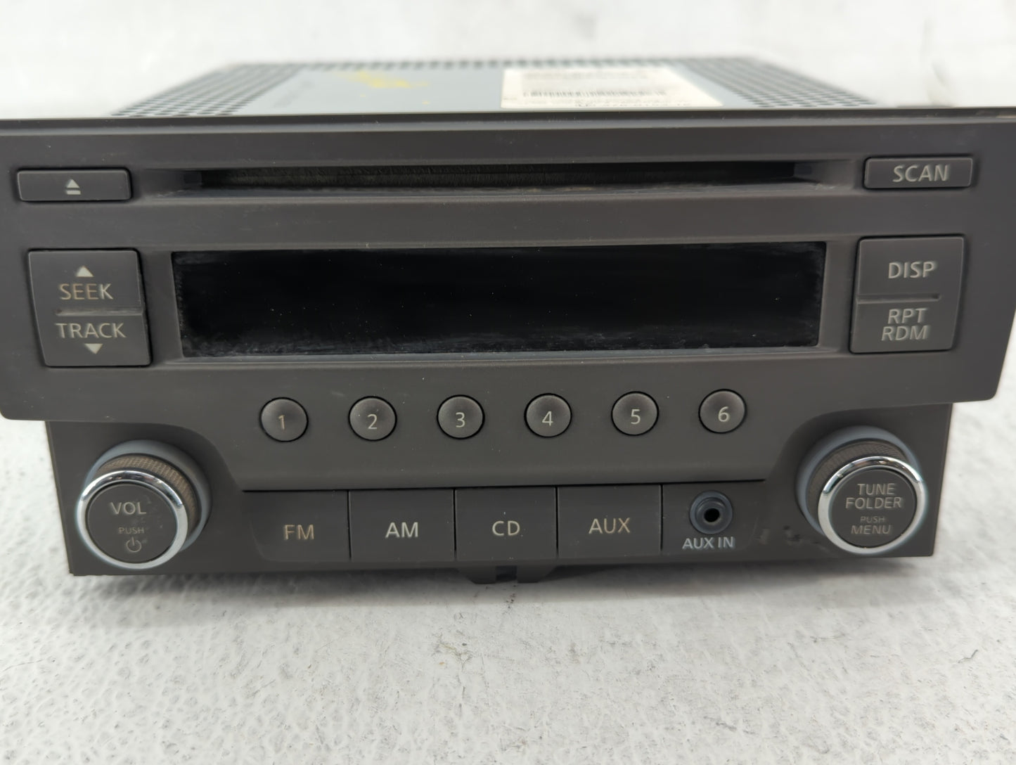 2013-2014 Nissan Sentra Radio AM FM Cd Player Receiver Replacement P/N:28185 3RA2A 28185 3RA2D Fits Fits 2013 2014 OEM Used 