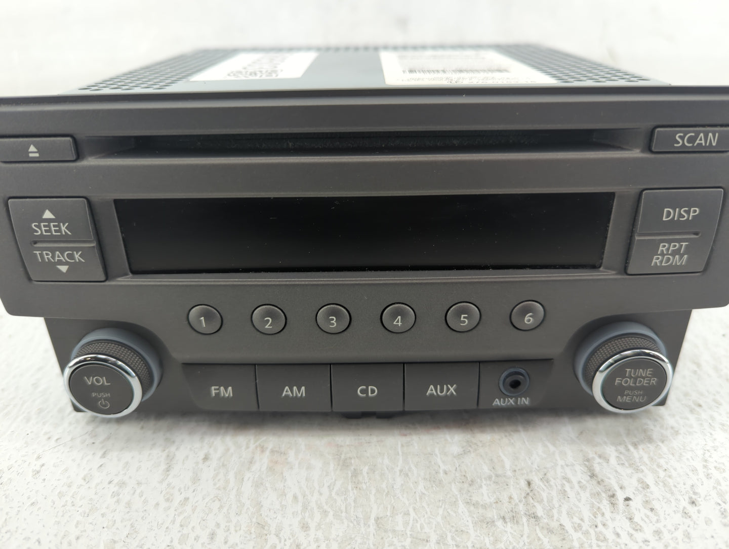 2013-2014 Nissan Sentra Am Fm Cd Player Radio Receiver - Oemusedautoparts1.com