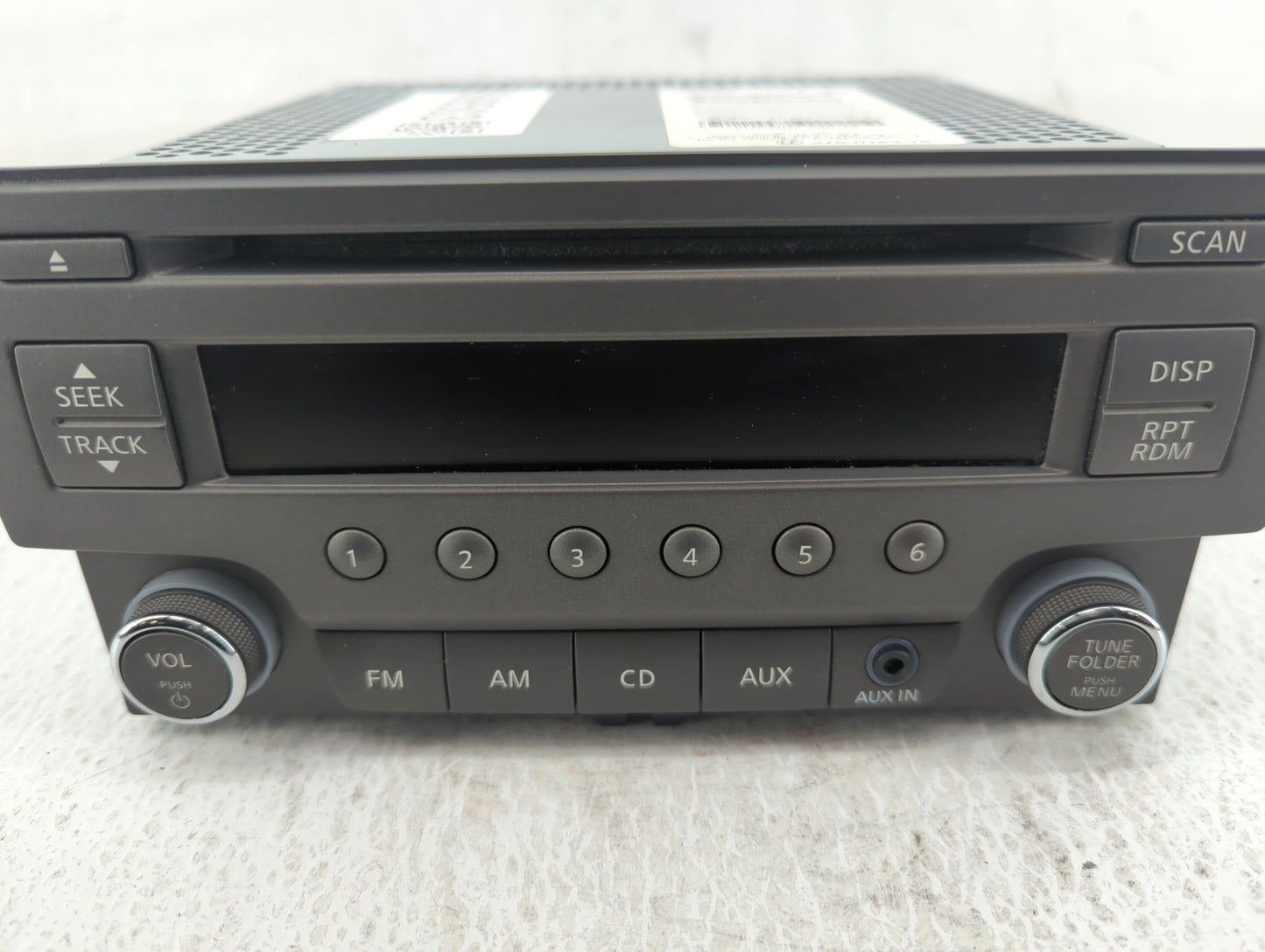 2013-2014 Nissan Sentra Am Fm Cd Player Radio Receiver - Oemusedautoparts1.com