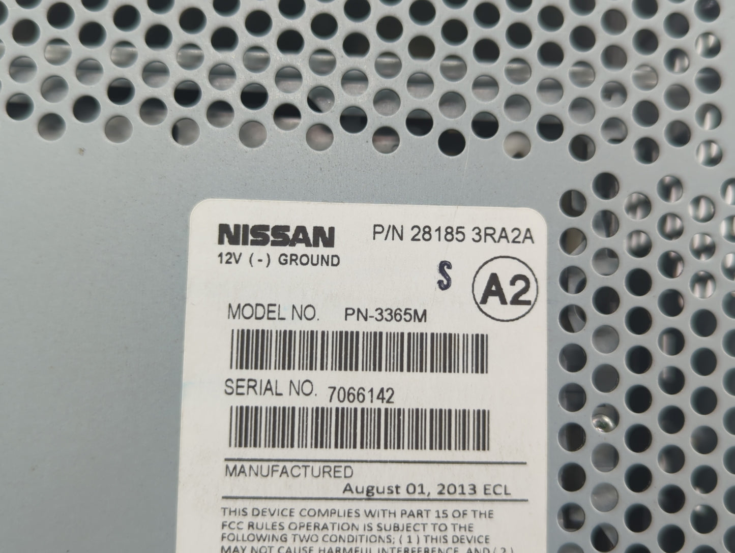 2013-2014 Nissan Sentra Am Fm Cd Player Radio Receiver - Oemusedautoparts1.com
