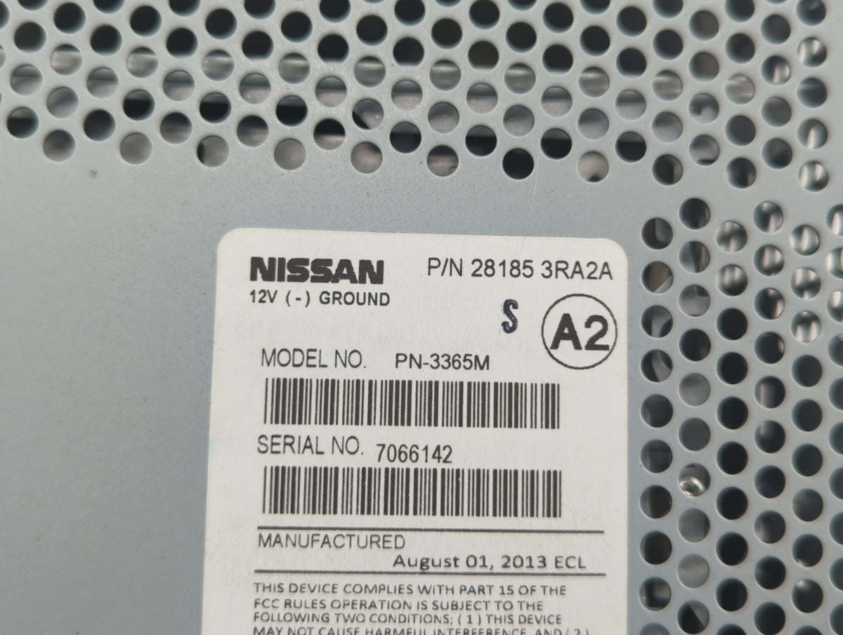 2013-2014 Nissan Sentra Am Fm Cd Player Radio Receiver 568503 - Oemusedautoparts1.com