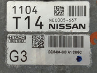 2013-2015 Nissan Sentra PCM Engine Control Computer ECU ECM PCU OEM P/N:NEC005-667 Fits Fits 2013 2014 2015 OEM Used Auto Pa