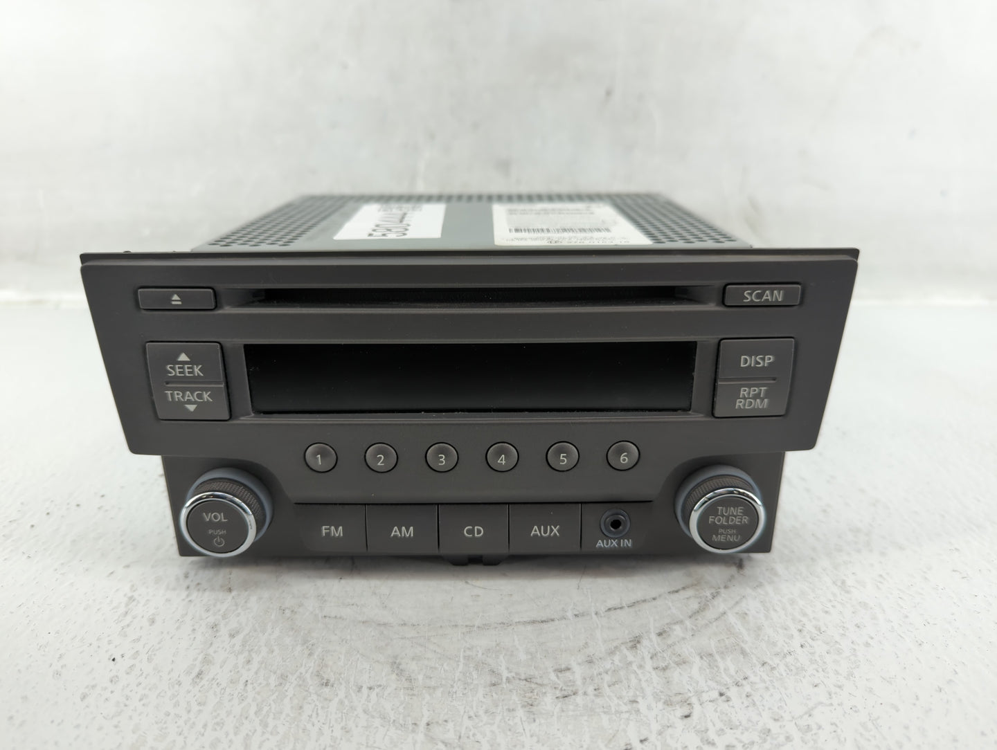 2013-2014 Nissan Sentra Radio AM FM Cd Player Receiver Replacement P/N:281853RA2A Fits Fits 2013 2014 OEM Used Auto Parts - 