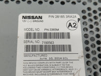 2013-2014 Nissan Sentra Radio AM FM Cd Player Receiver Replacement P/N:281853RA2A Fits Fits 2013 2014 OEM Used Auto Parts - 