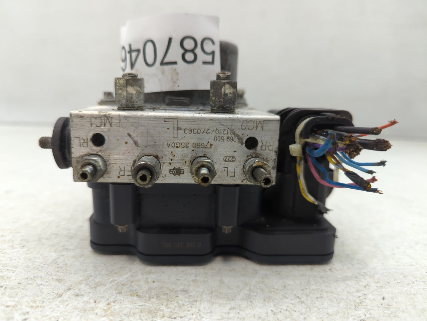 2013-2014 Nissan Sentra ABS Pump Control Module Replacement P/N:47660 3SG0A Fits Fits 2013 2014 OEM Used Auto Parts - Oemuse