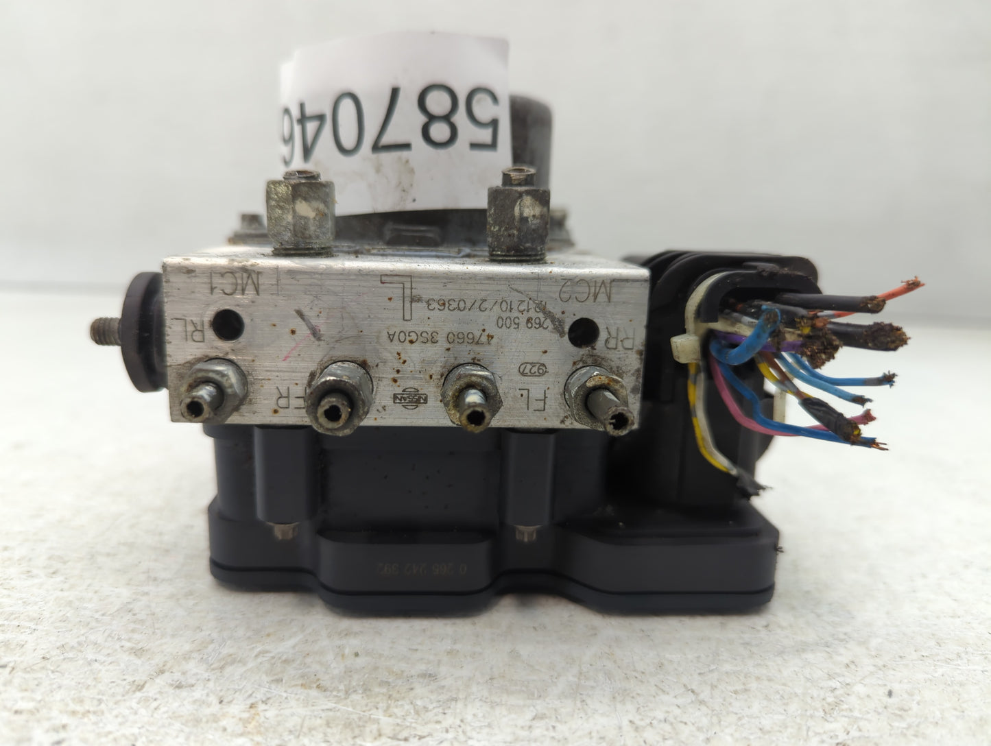 2013-2014 Nissan Sentra ABS Pump Control Module Replacement P/N:47660 3SG0A Fits Fits 2013 2014 OEM Used Auto Parts - Oemuse