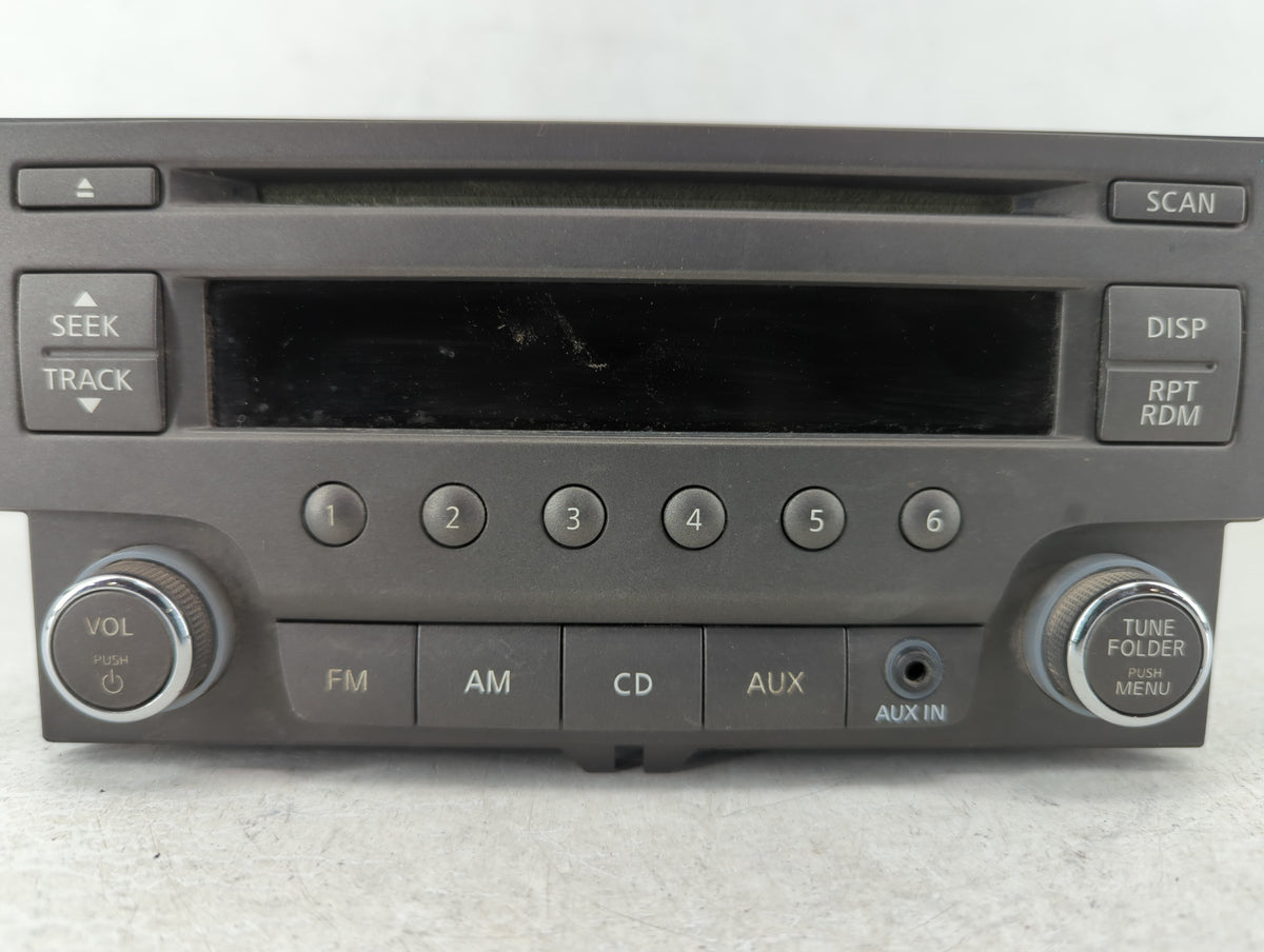 2013-2014 Nissan Sentra Am Fm Cd Player Radio Receiver 591729 - Oemusedautoparts1.com