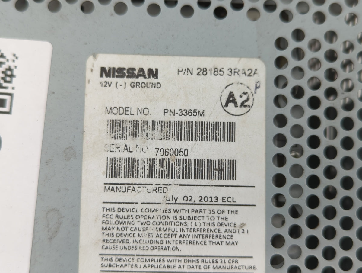 2013-2014 Nissan Sentra Am Fm Cd Player Radio Receiver 591729 - Oemusedautoparts1.com