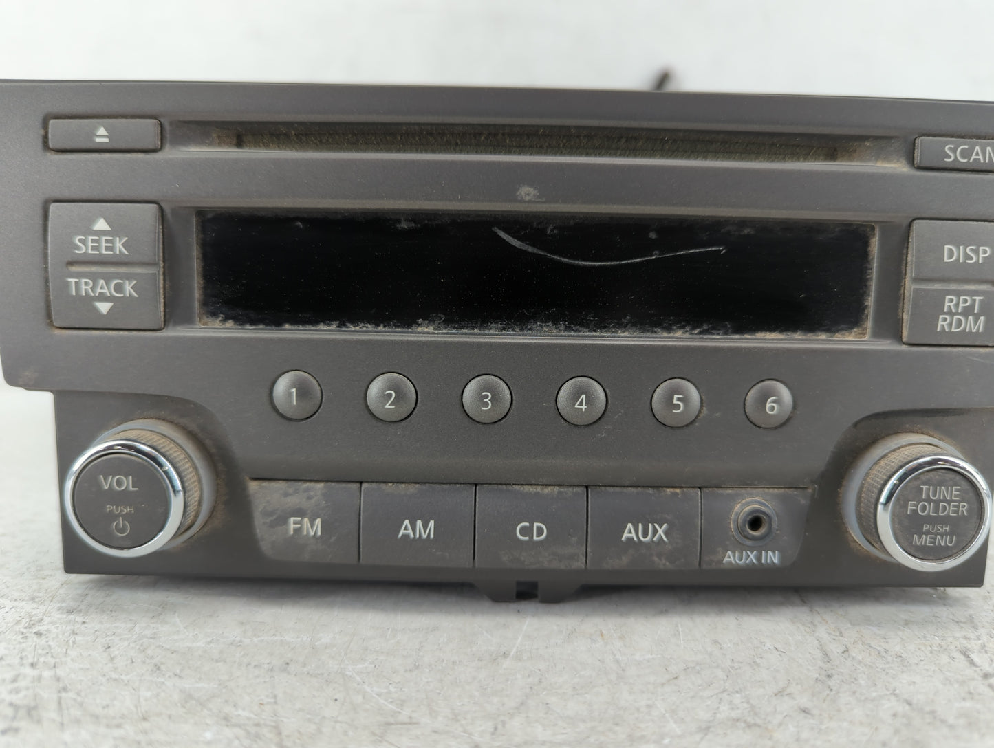 2013-2014 Nissan Sentra Radio AM FM Cd Player Receiver Replacement P/N:28185 3RA2A Fits Fits 2013 2014 OEM Used Auto Parts -