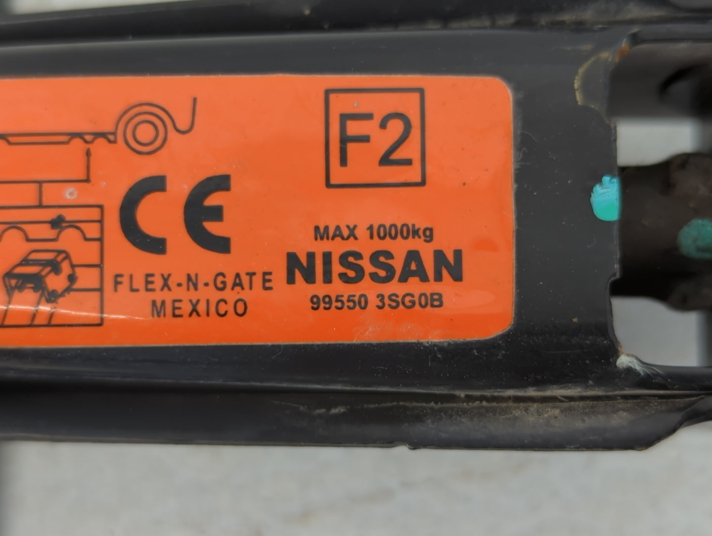 2013 Nissan Sentra Spare Scissor Car Jack - Oemusedautoparts1.com