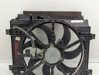2013-2014 Nissan Sentra Left Radiator Fan Motor Assembly Black - Oemusedautoparts1.com