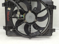 2013-2014 Nissan Sentra Left Radiator Fan Motor Assembly Black - Oemusedautoparts1.com