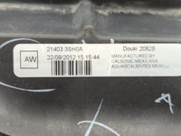 2013-2014 Nissan Sentra Left Radiator Fan Motor Assembly Black - Oemusedautoparts1.com