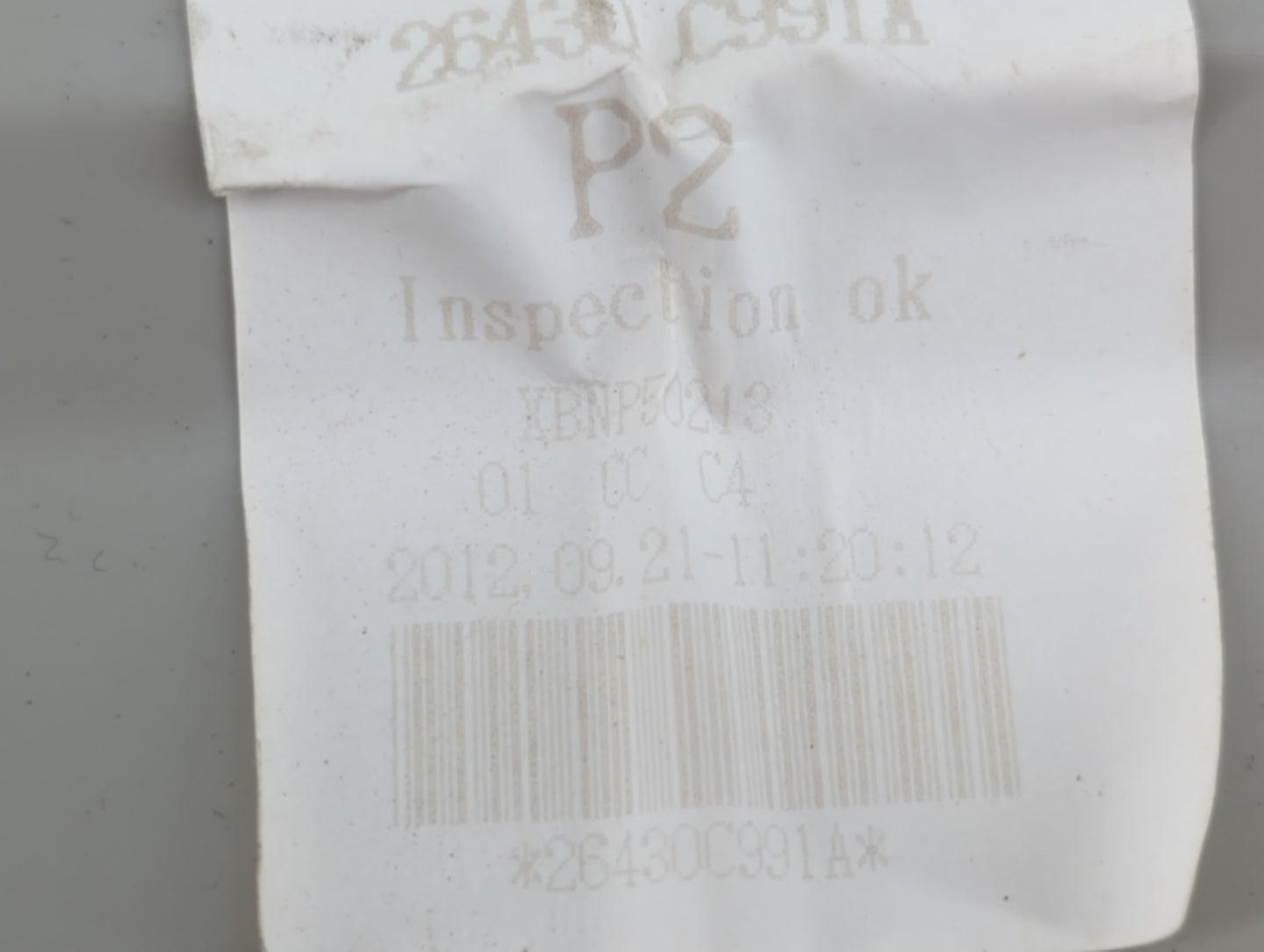2013 Nissan Sentra Overhead Roof Console - Oemusedautoparts1.com