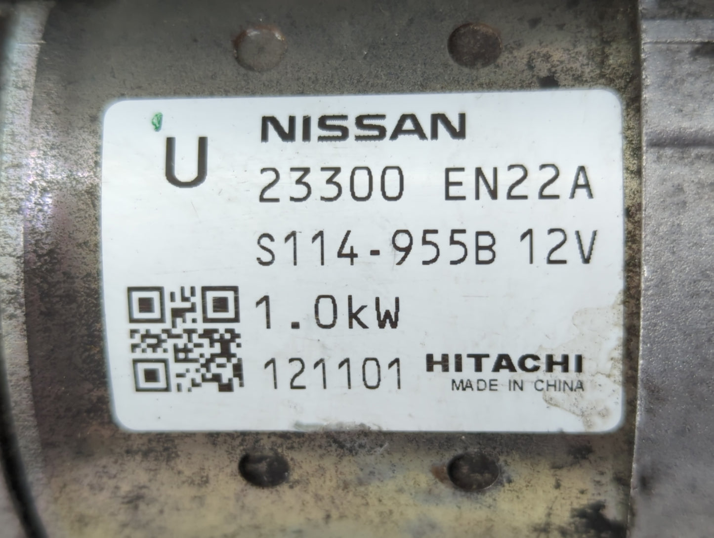 2013-2019 Nissan Sentra Car Starter Motor Solenoid OEM P/N:S114-955B 12V 23300 EN22A Fits OEM Used Auto Parts - Oemusedautop