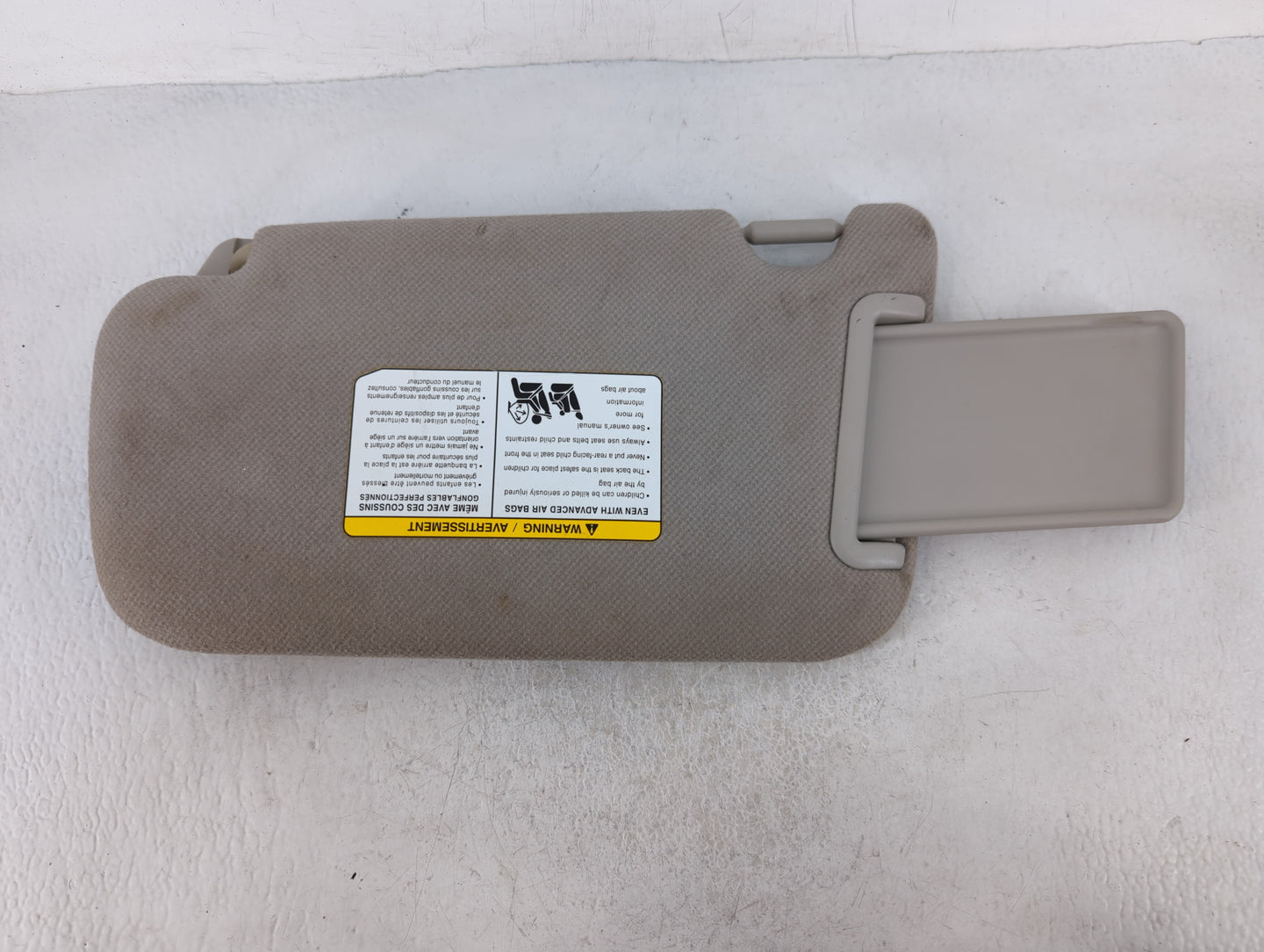 2013-2019 Nissan Sentra Sun Visor Shade Replacement Passenger Right Mirror Fits Fits 2012 2013 2014 2015 2016 2017 2018 2019
