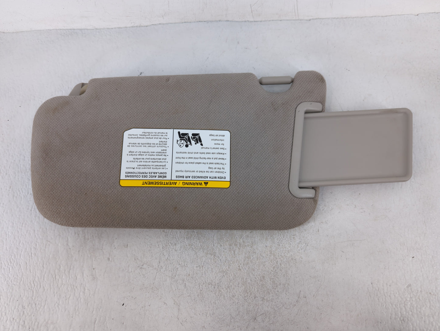 2013-2019 Nissan Sentra Sun Visor Shade Replacement Passenger Right Mirror Fits Fits 2012 2013 2014 2015 2016 2017 2018 2019