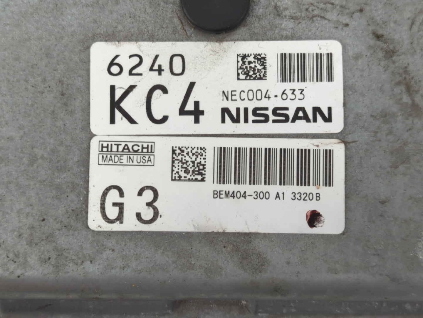 2013-2015 Nissan Sentra PCM Engine Control Computer ECU ECM PCU OEM P/N:NEC004-633 BEM404-300 A1 3320B Fits Fits 2013 2014 2