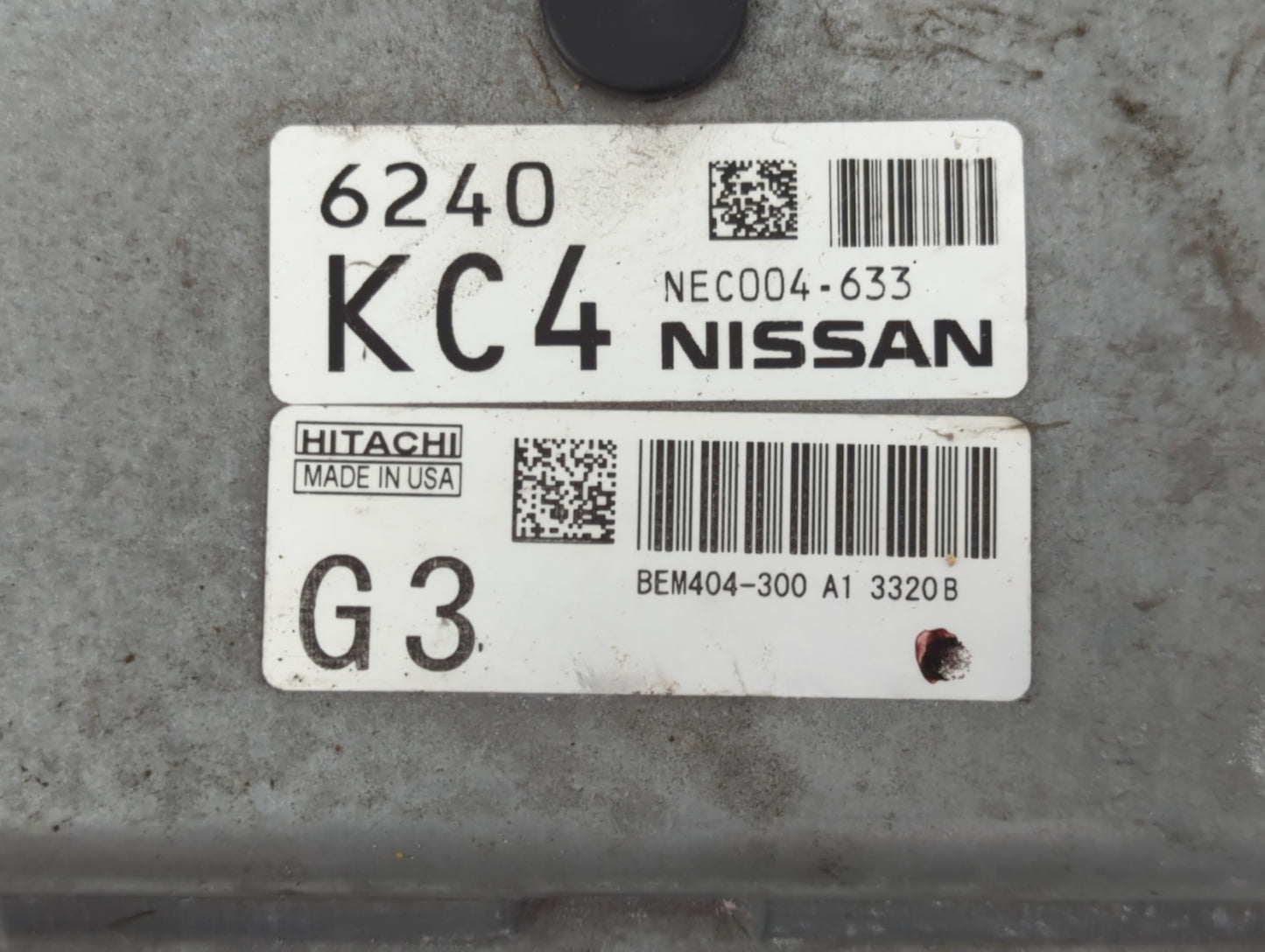 2013-2015 Nissan Sentra PCM Engine Control Computer ECU ECM PCU OEM P/N:NEC004-633 BEM404-300 A1 3320B Fits Fits 2013 2014 2