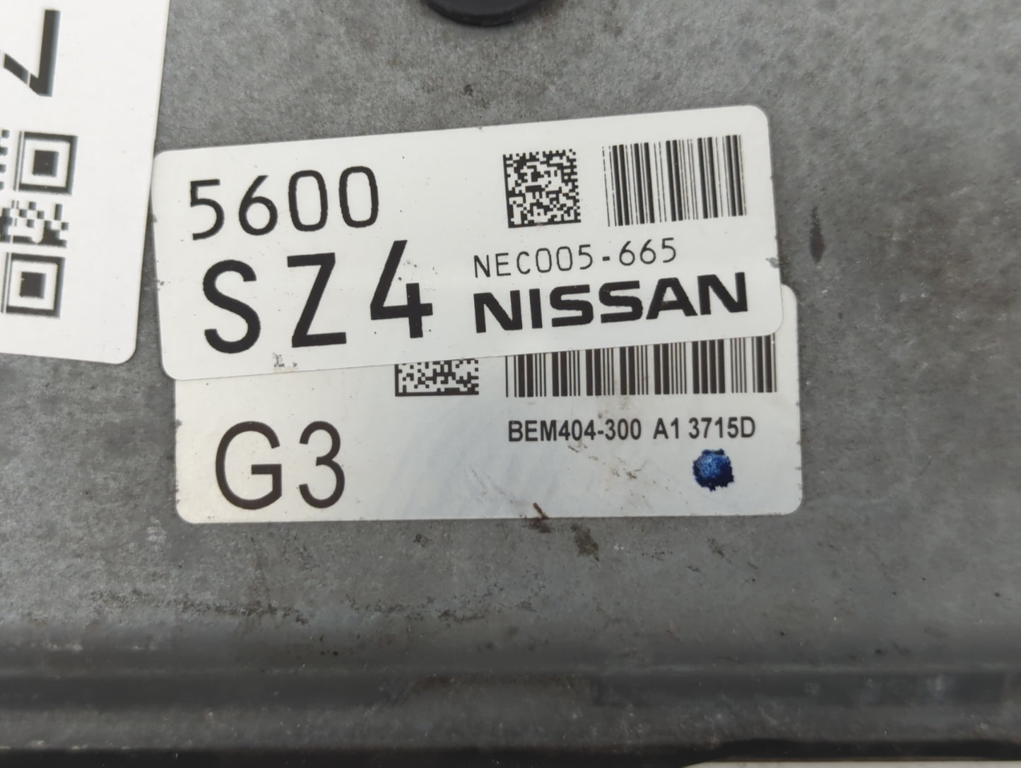 2013-2015 Nissan Sentra PCM Engine Control Computer ECU ECM PCU OEM P/N:5600SZ4 NEC005-665 Fits Fits 2013 2014 2015 OEM Used