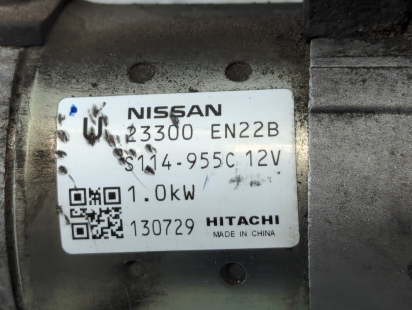 2013-2019 Nissan Sentra Car Starter Motor Solenoid OEM P/N:S114-955C 23300 EN22B Fits Fits 2013 2014 2015 2016 2017 2018 201