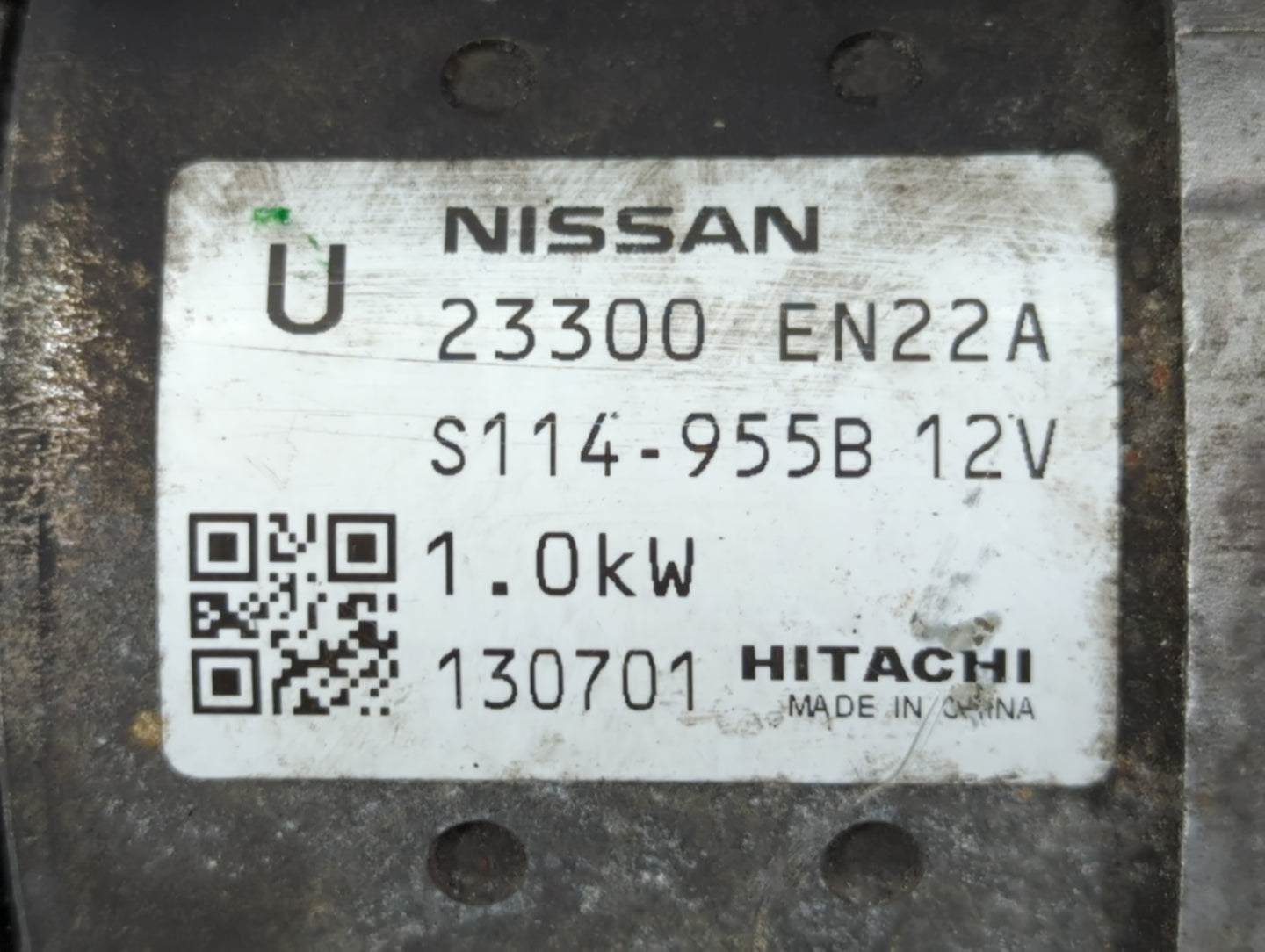 2013-2019 Nissan Sentra Car Starter Motor Solenoid OEM P/N:23300 EN22A Fits Fits 2013 2014 2015 2016 2017 2018 2019 2020 OEM