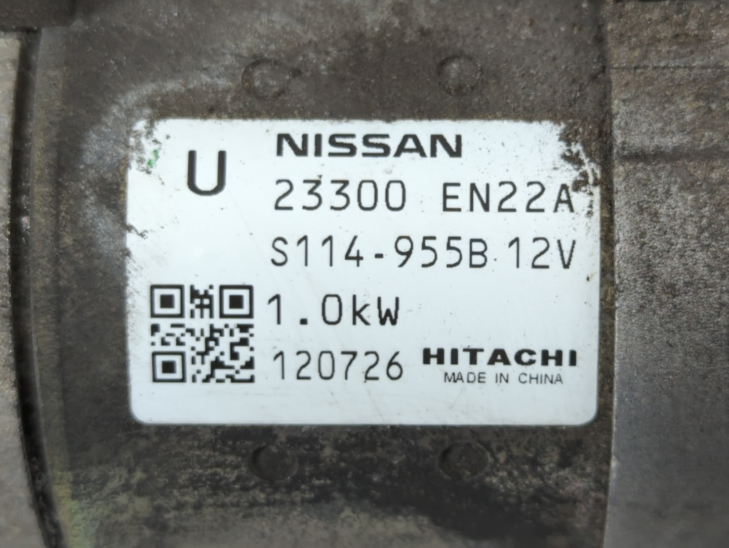 2013-2019 Nissan Sentra Car Starter Motor Solenoid OEM P/N:23300 EN22A Fits Fits 2013 2014 2015 2016 2017 2018 2019 2020 OEM