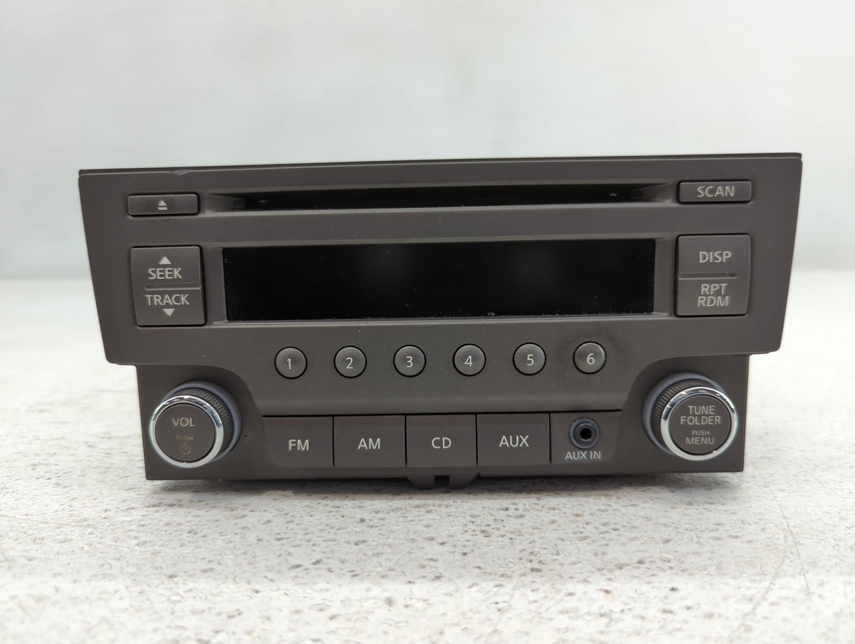 2013-2013 Nissan Sentra Am Fm Cd Player Radio Receiver 744301 - Oemusedautoparts1.com