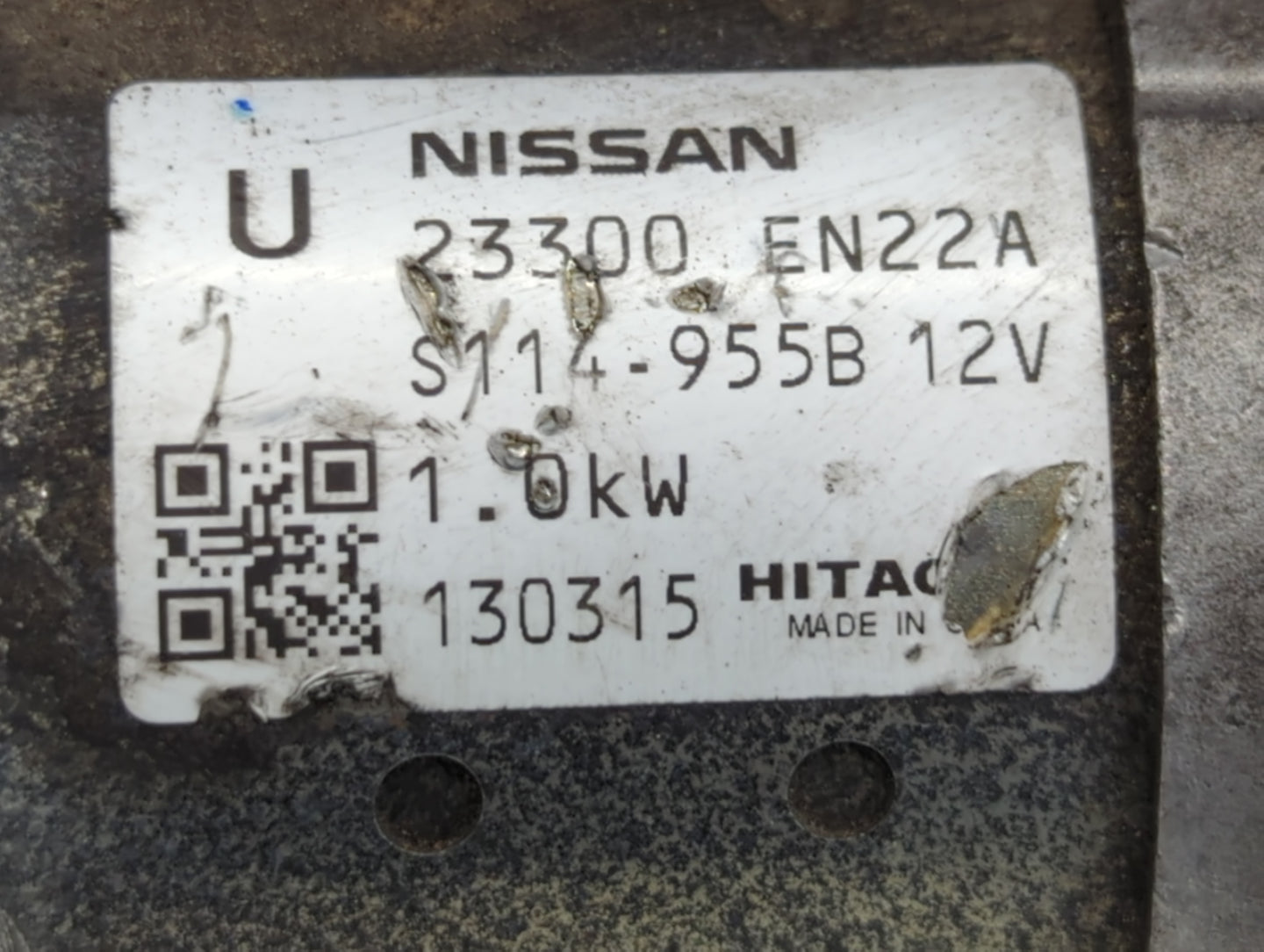 2013-2019 Nissan Sentra Car Starter Motor Solenoid OEM P/N:S114-955C 23300 EN22A Fits Fits 2013 2014 2015 2016 2017 2018 201