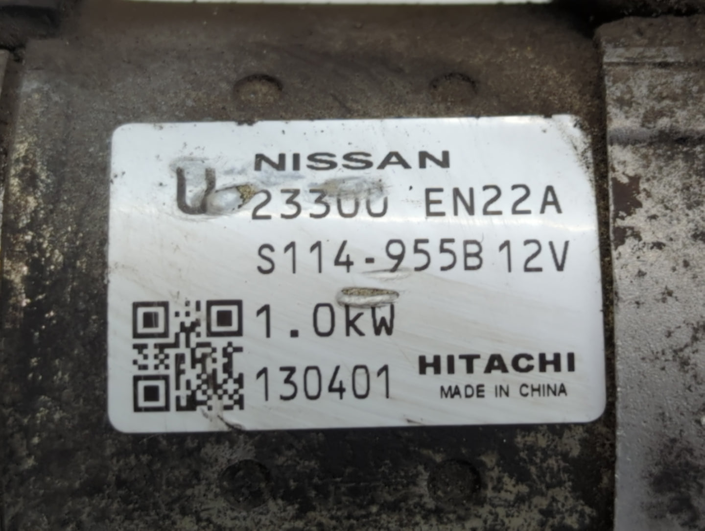 2013-2019 Nissan Sentra Car Starter Motor Solenoid OEM P/N:S114-955B 23300 EN22A Fits Fits 2013 2014 2015 2016 2017 2018 201