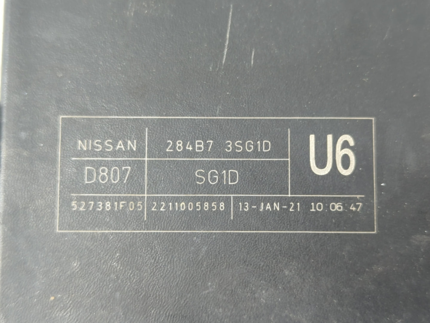 2013-2019 Nissan Sentra Fusebox Fuse Box Panel Relay Module P/N:284B7 3SG1D Fits Fits 2013 2014 2015 2016 2017 2018 2019 OEM