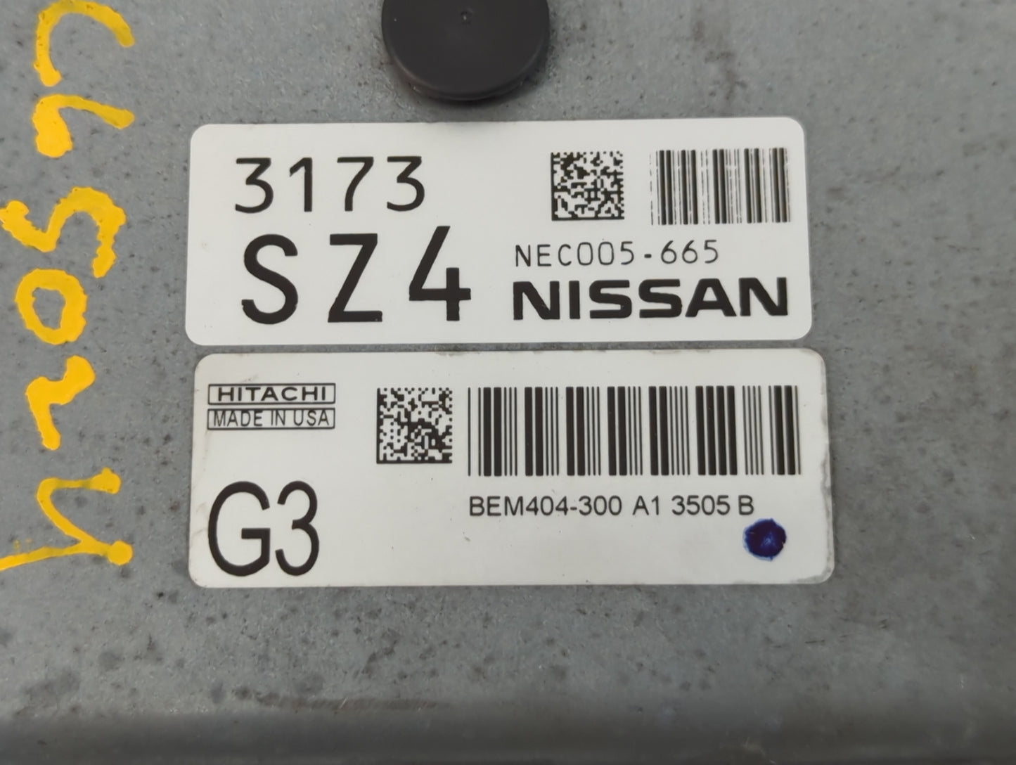 2013-2015 Nissan Sentra PCM Engine Control Computer ECU ECM PCU OEM P/N:3173 SZ4 NEC005-665 Fits Fits 2013 2014 2015 OEM Use