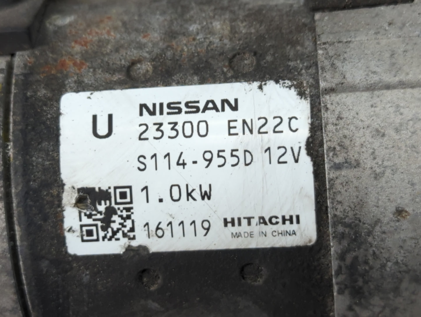 2013-2019 Nissan Sentra Car Starter Motor Solenoid OEM P/N:S114-955D 23300 EN22C Fits Fits 2013 2014 2015 2016 2017 2018 201