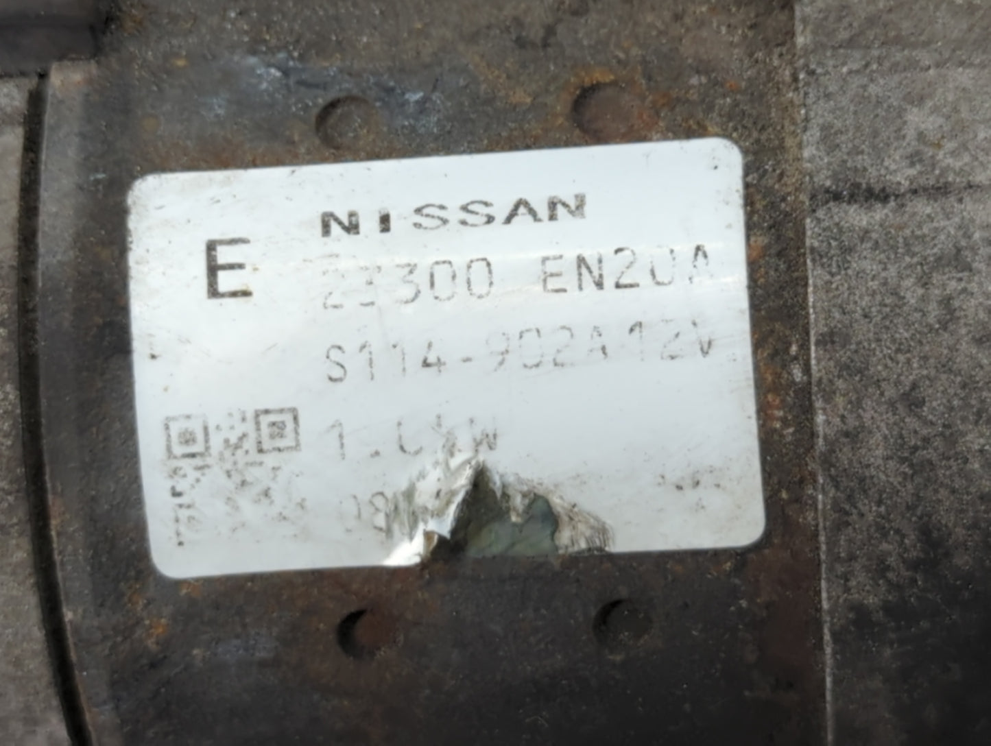 2013-2019 Nissan Sentra Car Starter Motor Solenoid OEM P/N:S114-902A 23300 EN20A Fits Fits 2013 2014 2015 2016 2017 2018 201