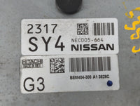 2013-2015 Nissan Sentra PCM Engine Control Computer ECU ECM PCU OEM P/N:A13828C BEM404-300 Fits Fits 2013 2014 2015 OEM Used