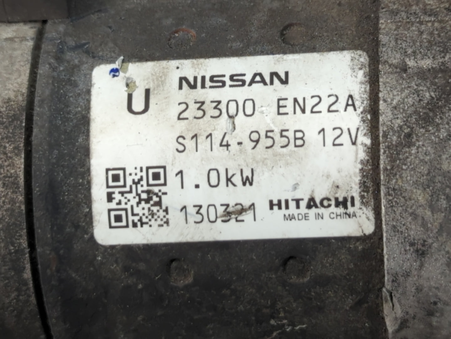 2013-2019 Nissan Sentra Car Starter Motor Solenoid OEM P/N:S114-955B 23300 EN22A Fits Fits 2013 2014 2015 2016 2017 2018 201