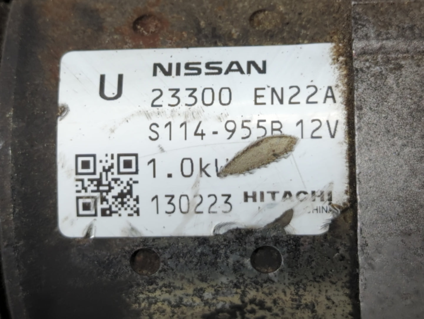 2013-2019 Nissan Sentra Car Starter Motor Solenoid OEM P/N:23300 EN22A Fits Fits 2013 2014 2015 2016 2017 2018 2019 2020 OEM