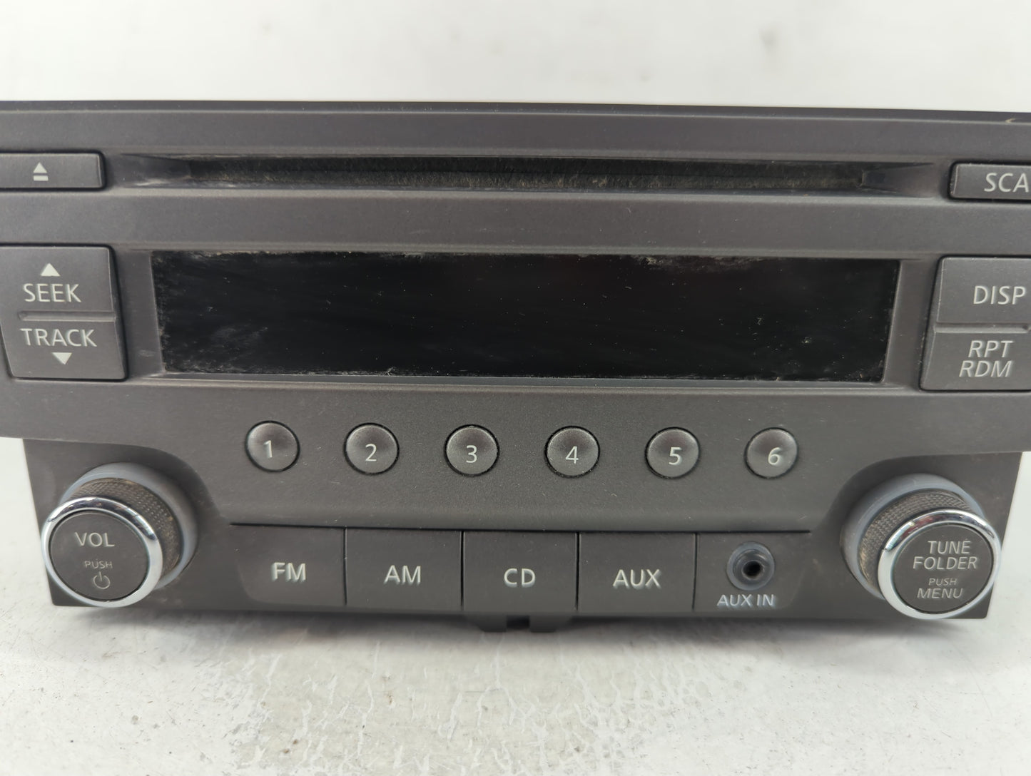2013 Nissan Sentra Radio AM FM Cd Player Receiver Replacement P/N:28185 3RA2A Fits Fits 2014 OEM Used Auto Parts - Oemusedau