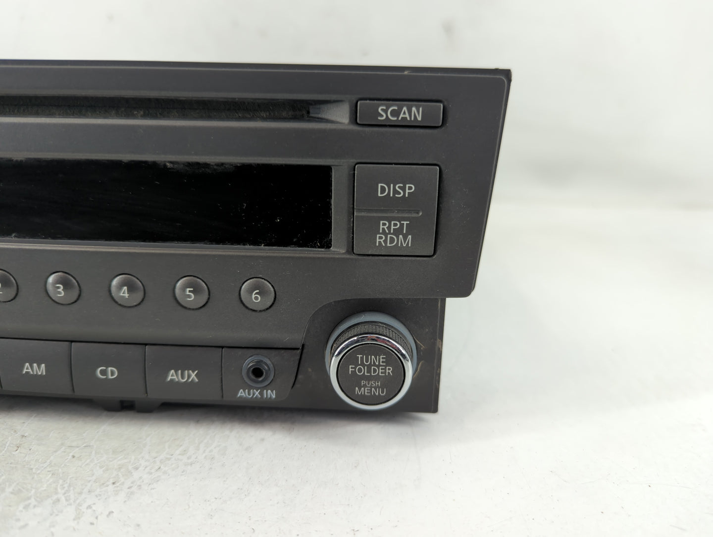 2013 Nissan Sentra Radio AM FM Cd Player Receiver Replacement P/N:28185 3RA2A Fits Fits 2014 OEM Used Auto Parts - Oemusedau