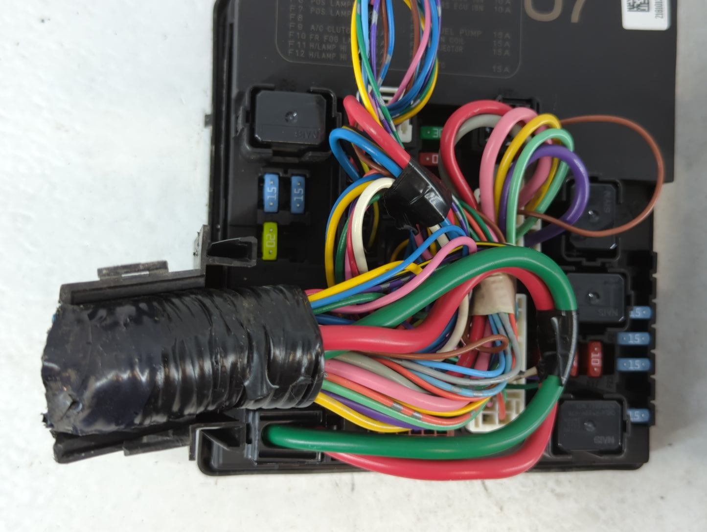 2013-2019 Nissan Sentra Fusebox Fuse Box Panel Relay Module Fits Fits 2013 2014 2015 2016 2017 2018 2019 OEM Used Auto Parts