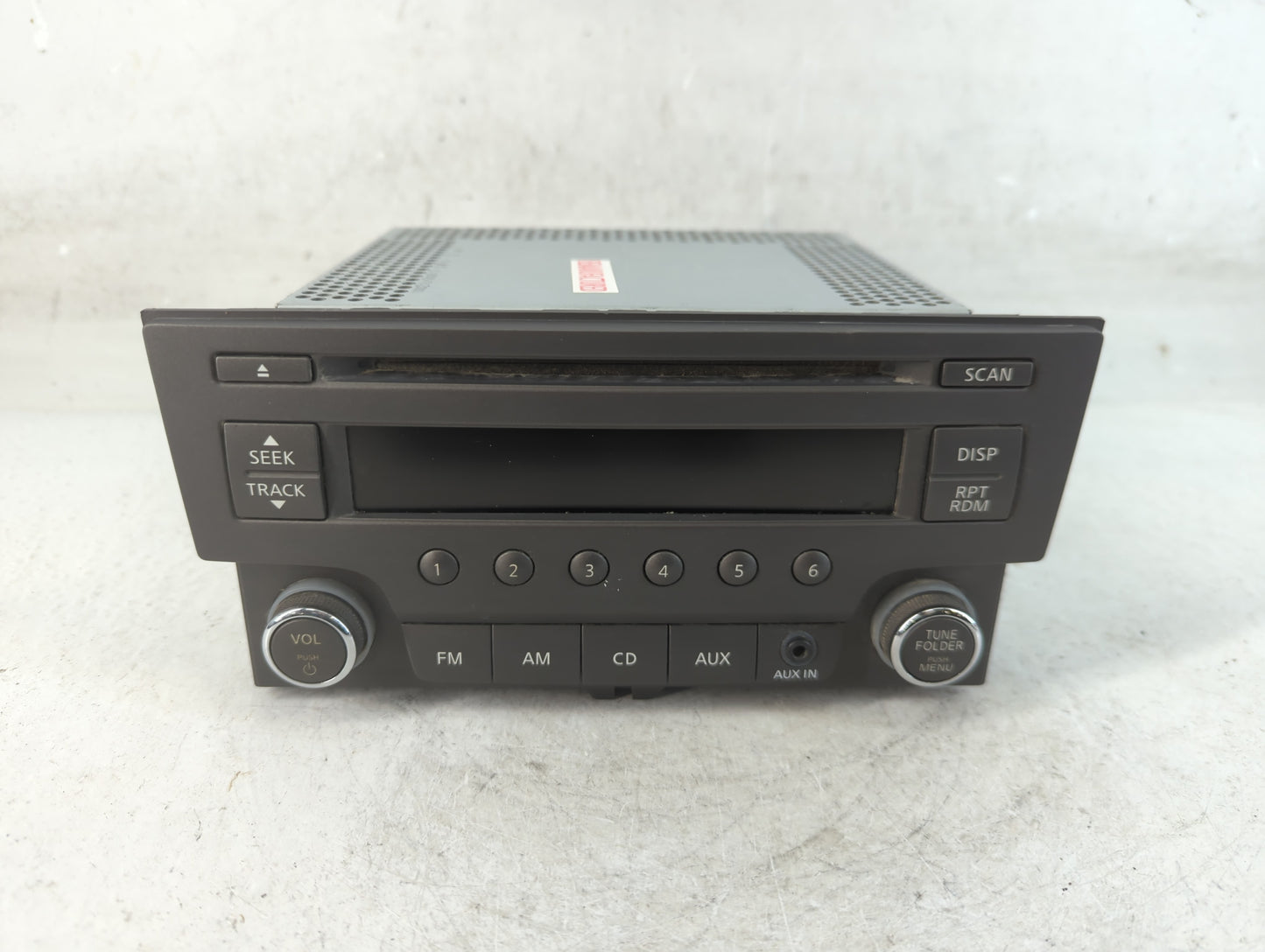 2013 Nissan Sentra Radio AM FM Cd Player Receiver Replacement P/N:259153SG0D 7 612 051 043 Fits Fits 2014 OEM Used Auto Part