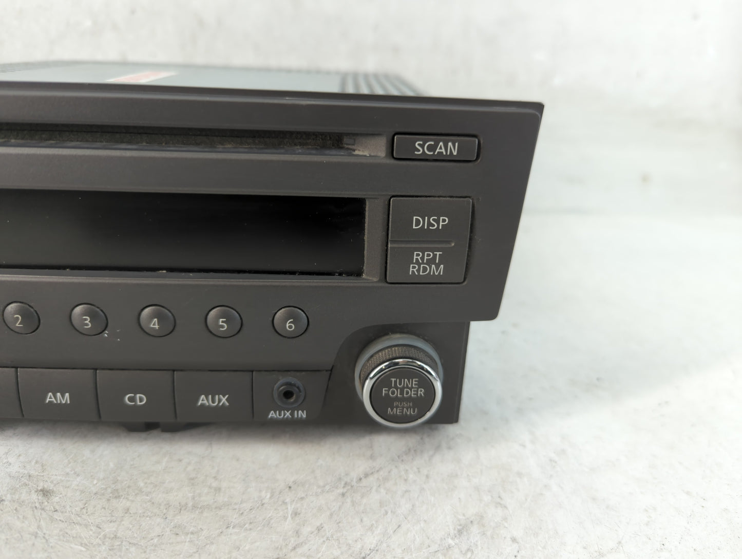 2013 Nissan Sentra Radio AM FM Cd Player Receiver Replacement P/N:259153SG0D 7 612 051 043 Fits Fits 2014 OEM Used Auto Part