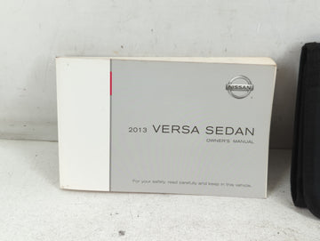 2013 Nissan Versa Owners Manual Book Guide P/N:OM3E 0N17U1 OEM Used Auto Parts
