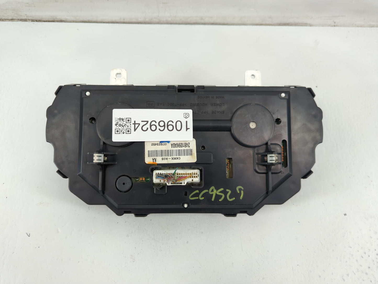 2013 Nissan Versa Instrument Cluster Speedometer Gauges P/N:248109KA0A Fits OEM Used Auto Parts - Oemusedautoparts1.com