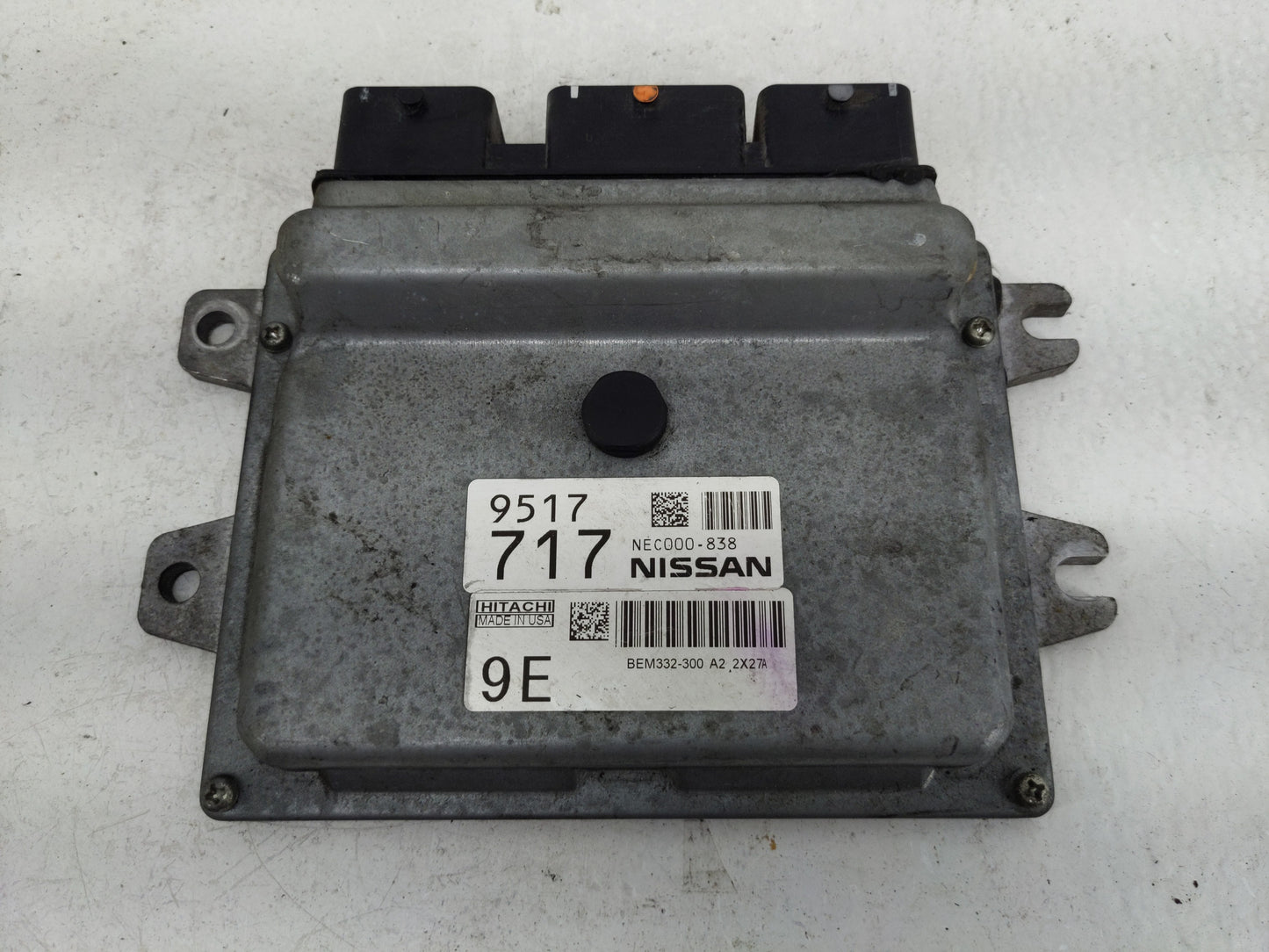 2013 Nissan Versa PCM Engine Control Computer ECU ECM PCU OEM P/N:NEC000-838 Fits OEM Used Auto Parts - Oemusedautoparts1.co