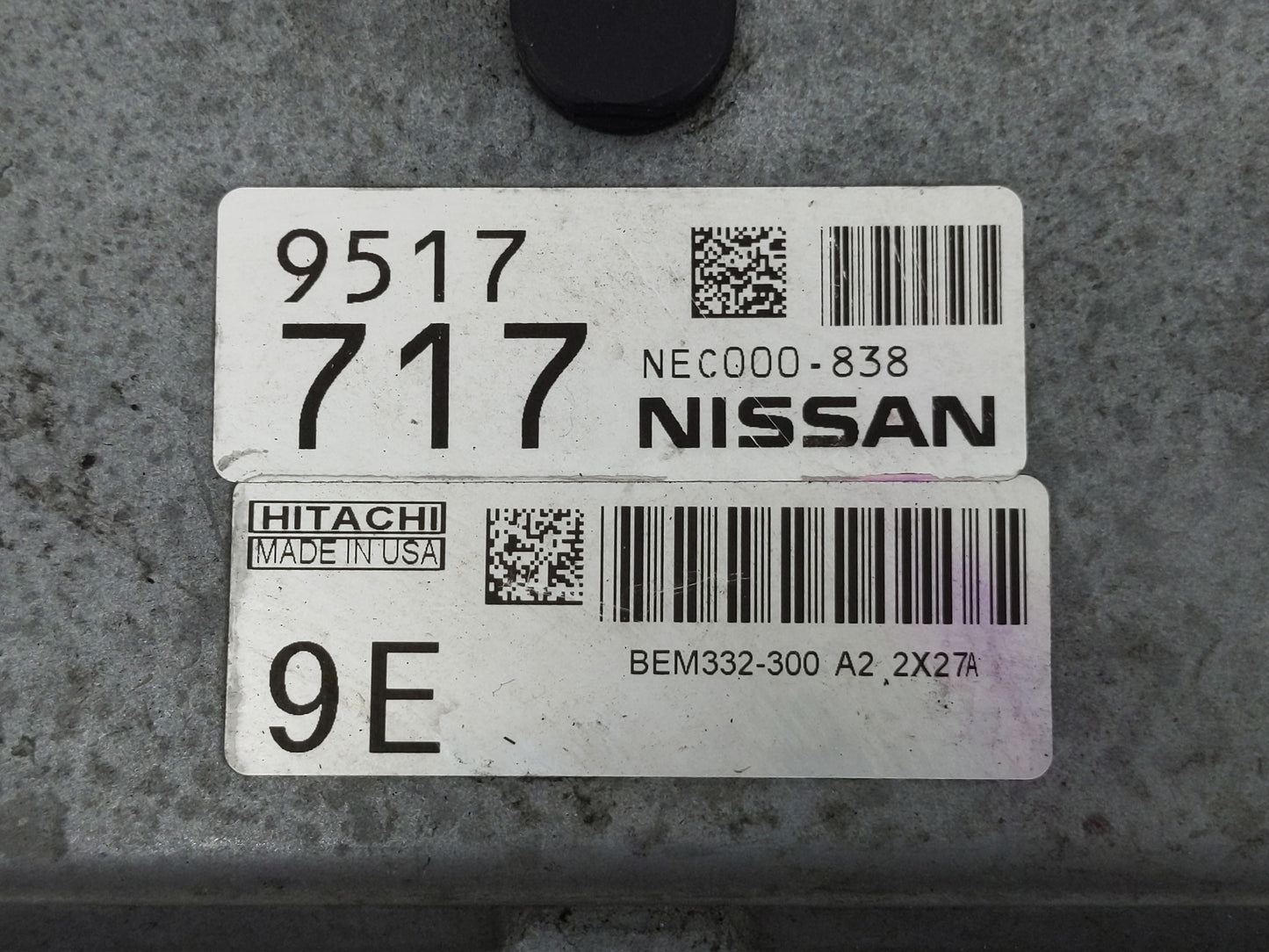 2013 Nissan Versa PCM Engine Control Computer ECU ECM PCU OEM P/N:NEC000-838 Fits OEM Used Auto Parts - Oemusedautoparts1.co