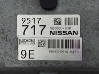 2013 Nissan Versa PCM Engine Control Computer ECU ECM PCU OEM P/N:NEC000-838 Fits OEM Used Auto Parts - Oemusedautoparts1.co