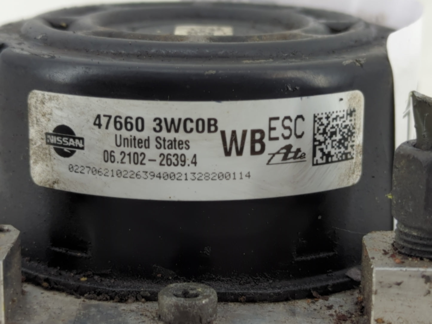 2013 Nissan Versa ABS Pump Control Module Replacement P/N:47660 3WC0B Fits OEM Used Auto Parts - Oemusedautoparts1.com