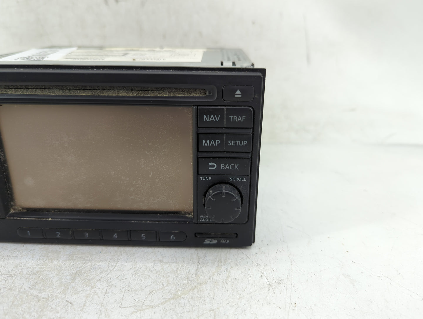 2013 Nissan Versa Radio AM FM Cd Player Receiver Replacement P/N:25915ZT56A 7 612 051 452 Fits Fits 2014 OEM Used Auto Parts