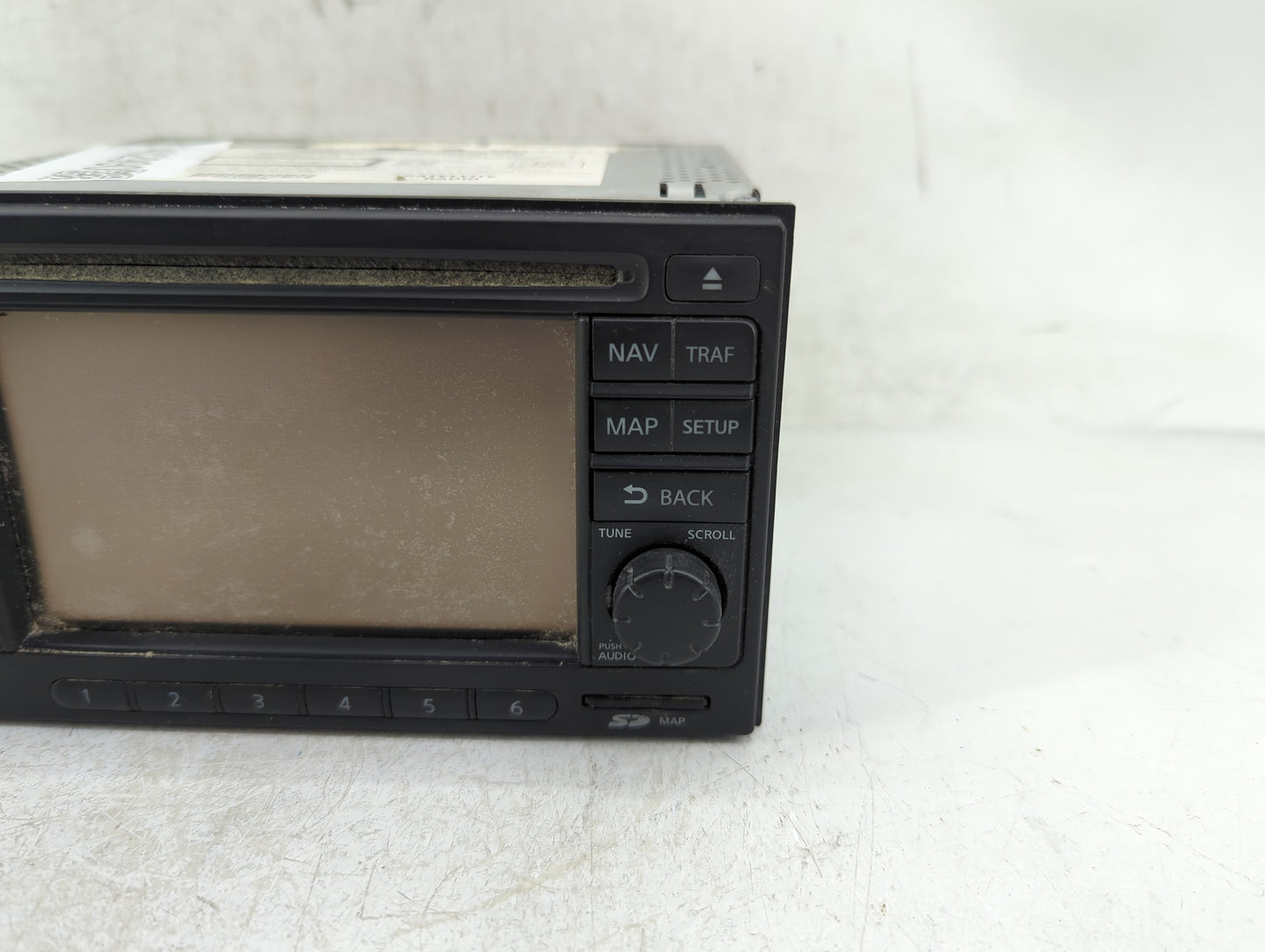 2013 Nissan Versa Radio AM FM Cd Player Receiver Replacement P/N:25915ZT56A 7 612 051 452 Fits Fits 2014 OEM Used Auto Parts
